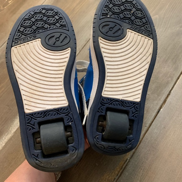 GUC boys HEELYS blue/navy/white size youth 1 - Picture 3 of 4